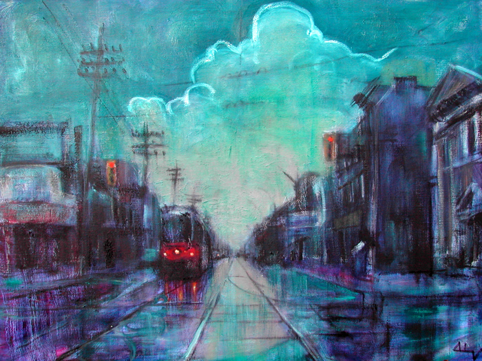 "Optimism" Oil on Canvas, 30x40" Shinya Kumazawa